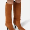 V2025 Wildlederstiefel 85 mm