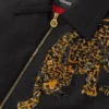 Versace Leopard Mélange-Wollblousonjacke