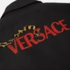 Versace Leopard Mélange-Wollblousonjacke
