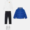 Versace Logo Crest Oxford Kinderhemd