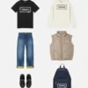 Versace Logo Kinder-Daunenweste