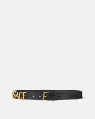 Versace Logo Ledergürtel 2,5 cm