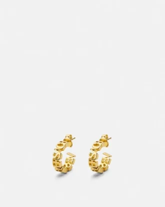 Versace Logo-Ohrringe