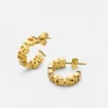 Versace Logo-Ohrringe