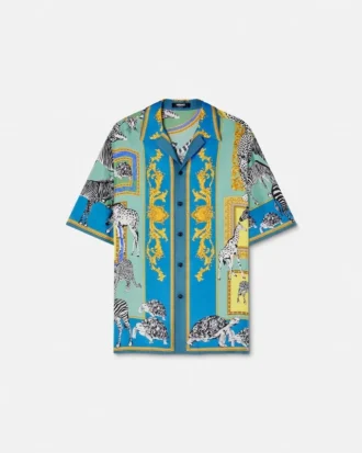 Versace Safari Seidenhemd