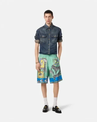 Versace Safari Seidenshorts