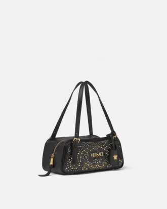 Versace Tag Bowling Bag mit Nieten