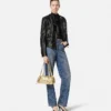 Versace Tag Bowling Metallic Tasche