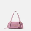 Versace Tag Bowlingtasche aus Wildleder