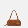 Versace Tag Bowlingtasche aus Wildleder