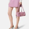 Versace Tag Bowlingtasche aus Wildleder