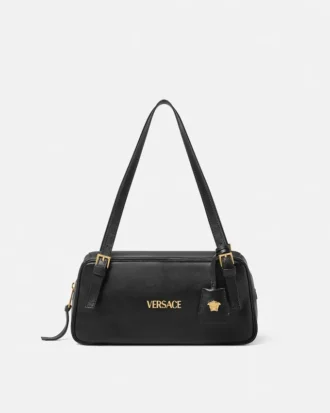 Versace Tag Große Nappa-Bowlingtasche