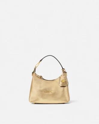 Versace Tag Hobo Metallic Tasche