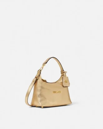 Versace Tag Hobo Metallic Tasche