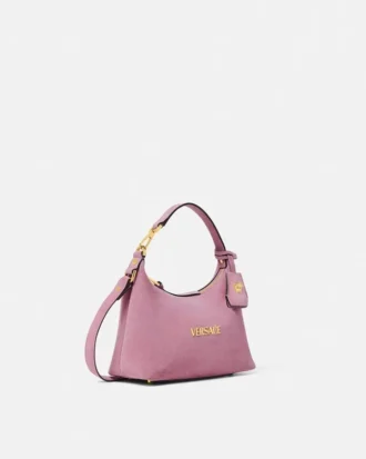 Versace Tag Hobo-Tasche aus Wildleder