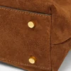 Versace Tag Hobo-Tasche aus Wildleder