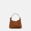 Versace Tag Hobo-Tasche aus Wildleder