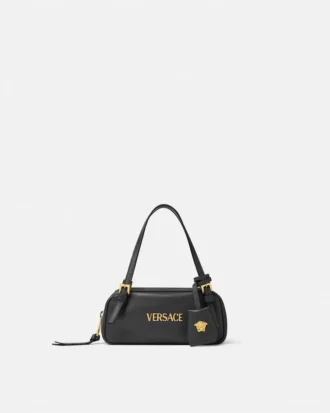 Versace Tag Nappa Bowling Mini-Tasche