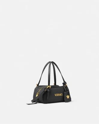 Versace Tag Nappa Bowling Mini-Tasche