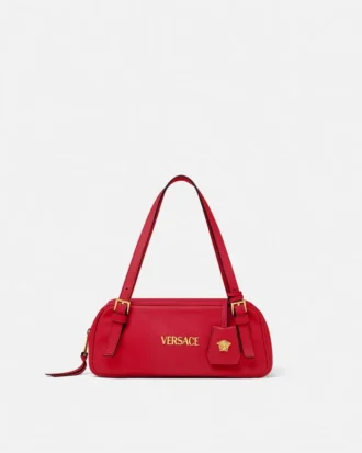 Versace Tag Nappa Bowlingtasche