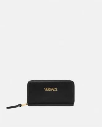 Versace Tag Nappa Geldbörse