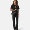 Versace Tag Nappa Hobo Tasche