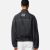 Verzierte Denim-Blousonjacke