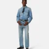 Verziertes Denim-Overshirt