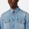 Verziertes Denim-Overshirt