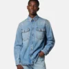 Verziertes Denim-Overshirt