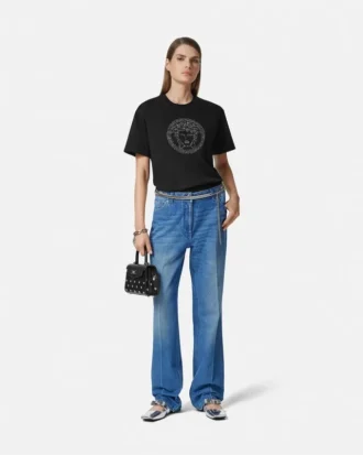 Verziertes Medusa-T-Shirt