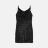 Verziertes Minikleid aus Viskose