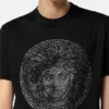 Verziertes Slim-Fit-T-Shirt aus Baumwolljersey Verziertes Slim-Fit-T-Shirt aus Baumwolljersey