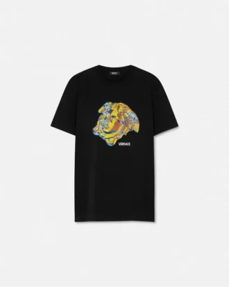 Verziertes T-Shirt aus Baumwolljersey