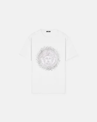 Verziertes T-Shirt aus Baumwolljersey