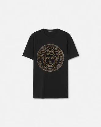 Verziertes T-Shirt aus Baumwolljersey