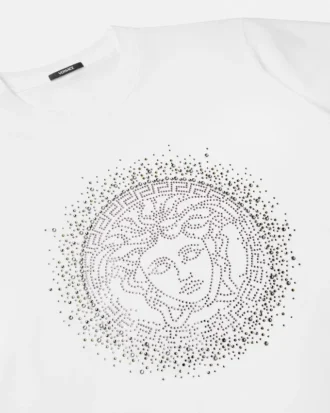 Verziertes T-Shirt aus Baumwolljersey