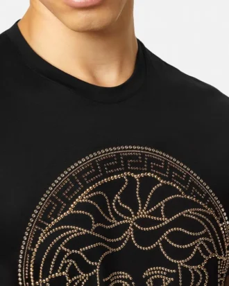 Verziertes T-Shirt aus Baumwolljersey