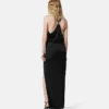 Viskose-Jersey-Kleid mit Raffungen