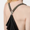 Viskose-Jersey-Kleid mit Raffungen