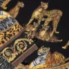 Wild Cats Seidenstrickhemd