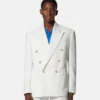 Zweireihiger Blazer aus Wolle